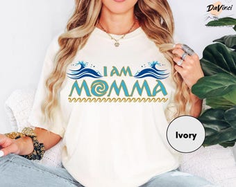 Comfort Colors I'am Momma Moana Shirt, Moana Mom Shirt, Polynesian Shirt, Moana Shirt, Moana Tee, I'am Momma Tee
