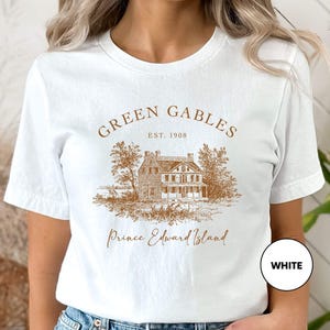 Chemise Anne, la maison aux pignons verts, chemise livresque Anne Shirley, Kindred Spirits, chemise Cottagecore, chemise Academia claire, chemise Academia sombre image 2