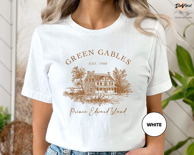 Chemise Anne, la maison aux pignons verts, chemise livresque Anne Shirley, Kindred Spirits, chemise Cottagecore, chemise Academia claire, chemise Academia sombre image 2