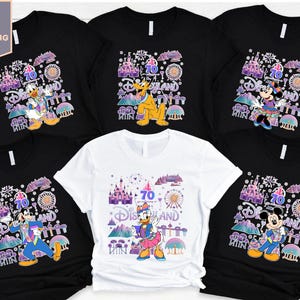 Disneyland 70th Anniversary Shirt, Disneyland Resort T-Shirt, WDW Family Vacation Shirt, Mickey&Co Matching Shirt, Magic Kingdom Tee