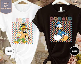 Disney Three Caballeros Characters Shirt, Panchito, Jose, Donald Duck Shirt, Disney Family Matching Shirt, Disney Shirt