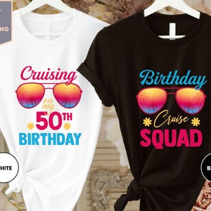 50th Birthday Cruise Shirt, Cruising On My 50th Birthday Cruise Shirt, Cruise Vacation Squad, Birthday Cruise Squad Shirt