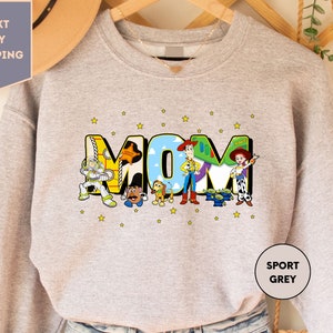 Mama Toy Story Sweatshirt, Mama Cartoon Sweatshirt, Toy Story Mama Sweatshirt, Magical Mama Sweatshirt, Mothers Day