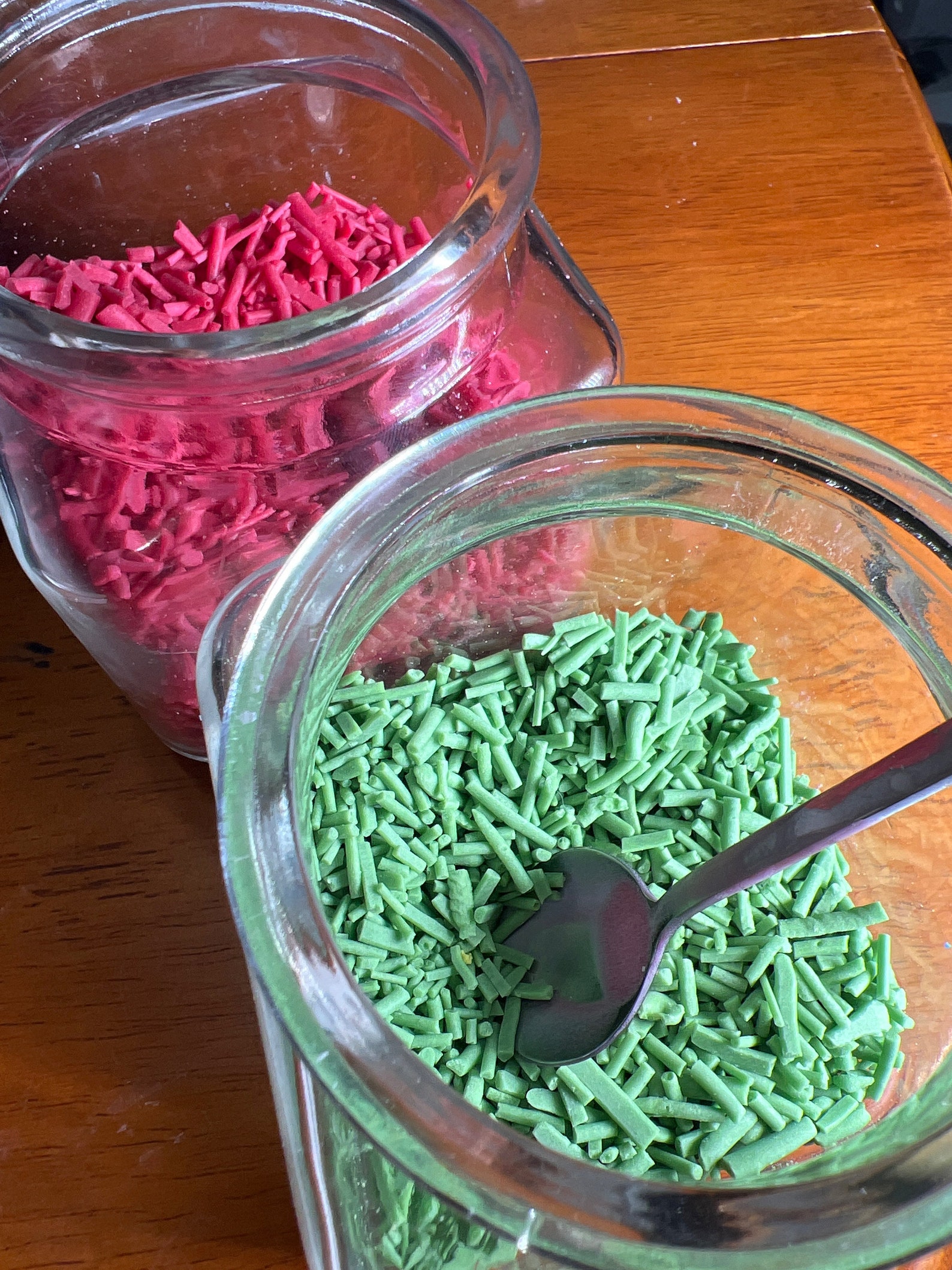 Soy Wax Sprinkles Red/green Embeds Unscented Etsy