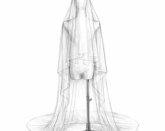 Custom Veil for Mackenzie S | deposit