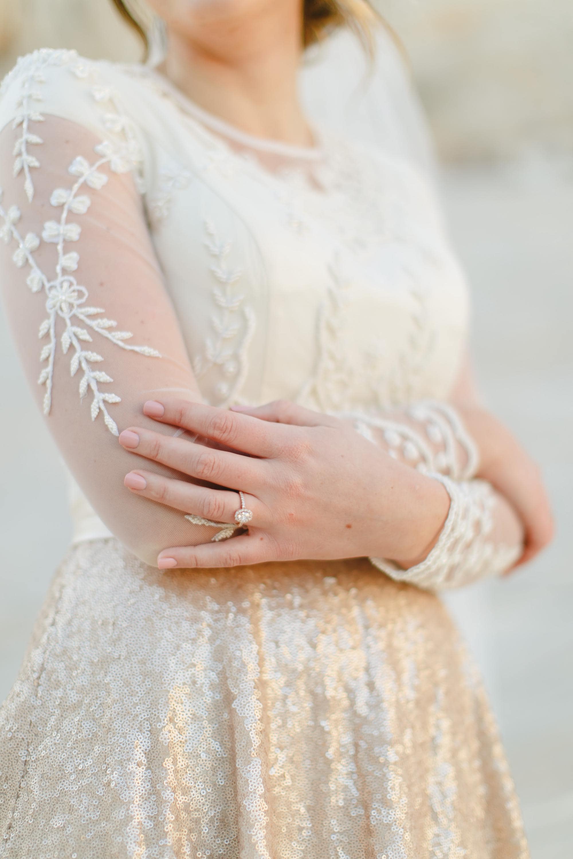 Rose Gold Dress Modest - Etsy