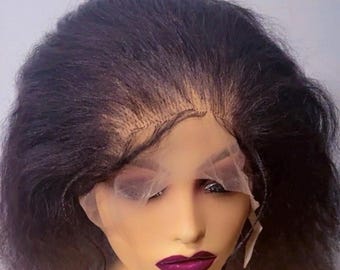KBB 360 ventilated braiding wig cap with synthetic hair for wig making 1b