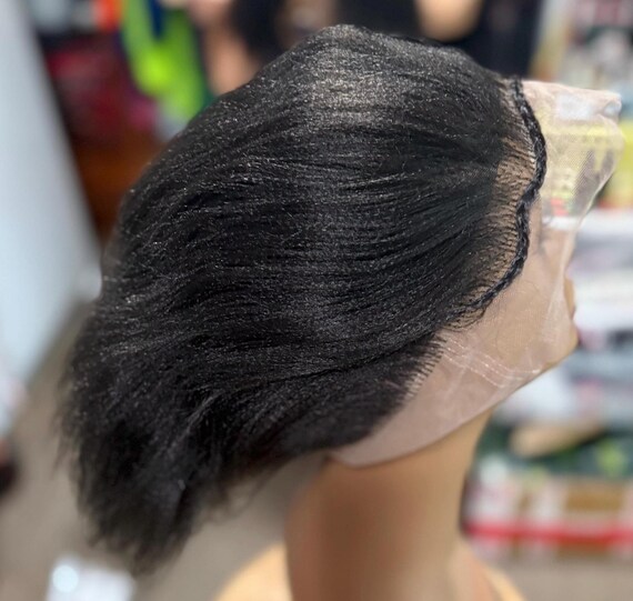 Hand Made wig cap size small frontal wig Amazon.com : MAIME Small Cap Wigs 21 inch Size Lace Front  main image 3