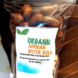 Organic African bitter kola nuts 1lb