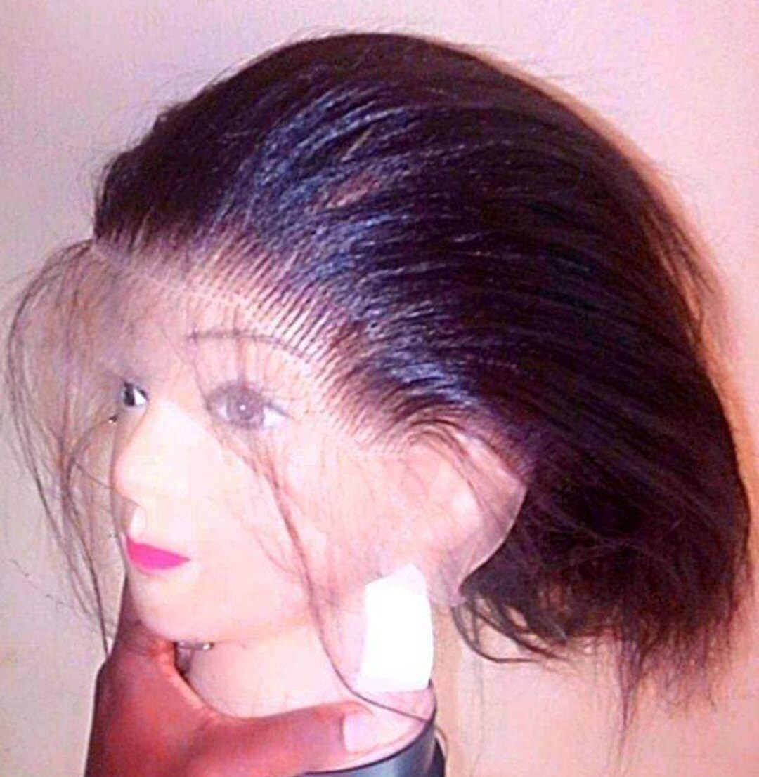 360 Full Lace Ventilated Wig Cap for Braided Wig . 14inches Etsy