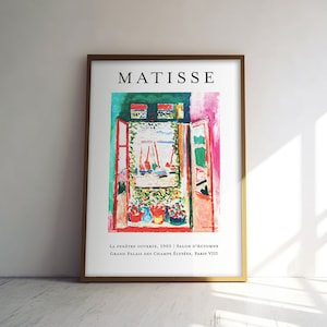 アンリ・マティス | La Fenêtre Ouverte (開いた窓) 印刷可能なウォールアート、デジタル ポスター