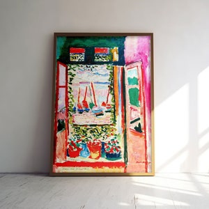 Henri Matisse | Open Window, Collioure (1905) printable wall art, digital poster