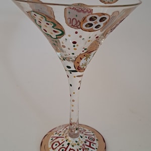 Lolita Espresso Martini Hand Painted Cocktail Glass Cocktail Glass