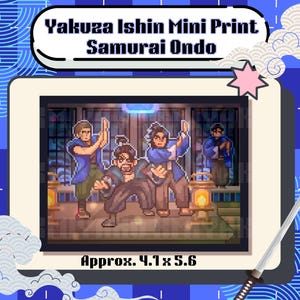 Yakuza Ishin Pixel Mini Art Print