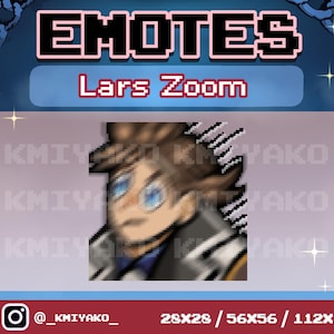 Tekken 8 Lars Zoom Pixel Emote for Twitch/YouTube/Discord | Twitch Emotes | Stream Emotes | Discord Emotes
