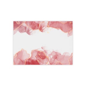 Red Watercolor Design Post-it® Note Pads for Artists - Etsy