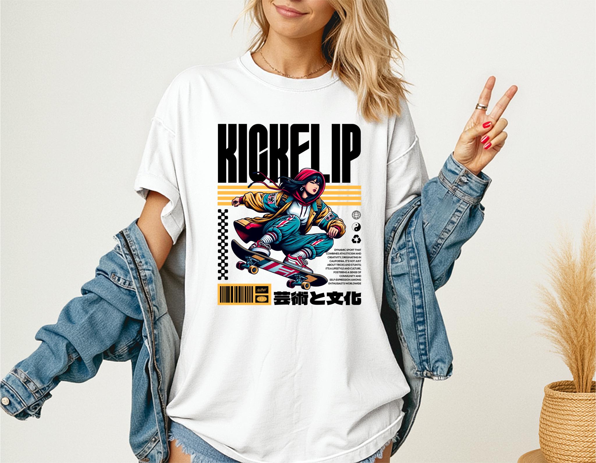 Japanese Skateboard Shirt - Etsy