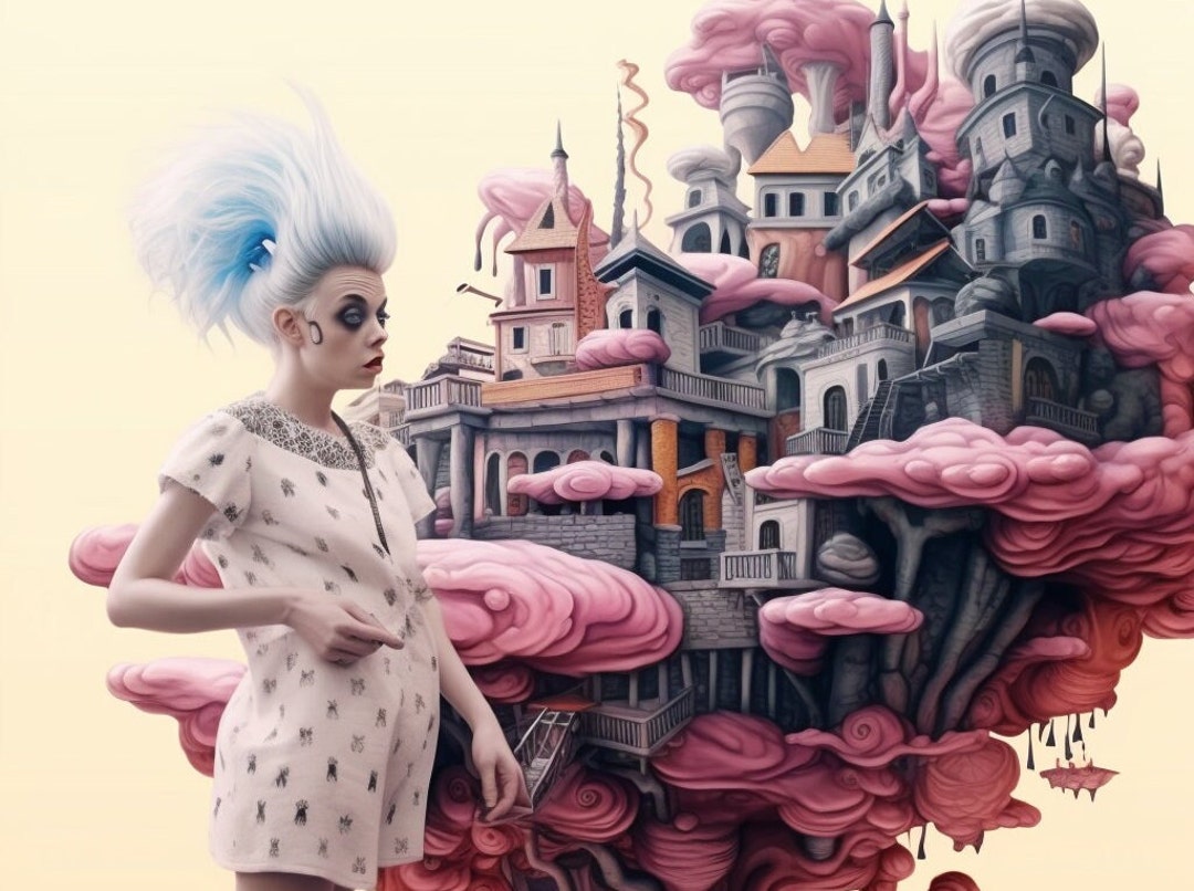 Weird Barbie Existential Crisis A4 Art Print Poster - Etsy