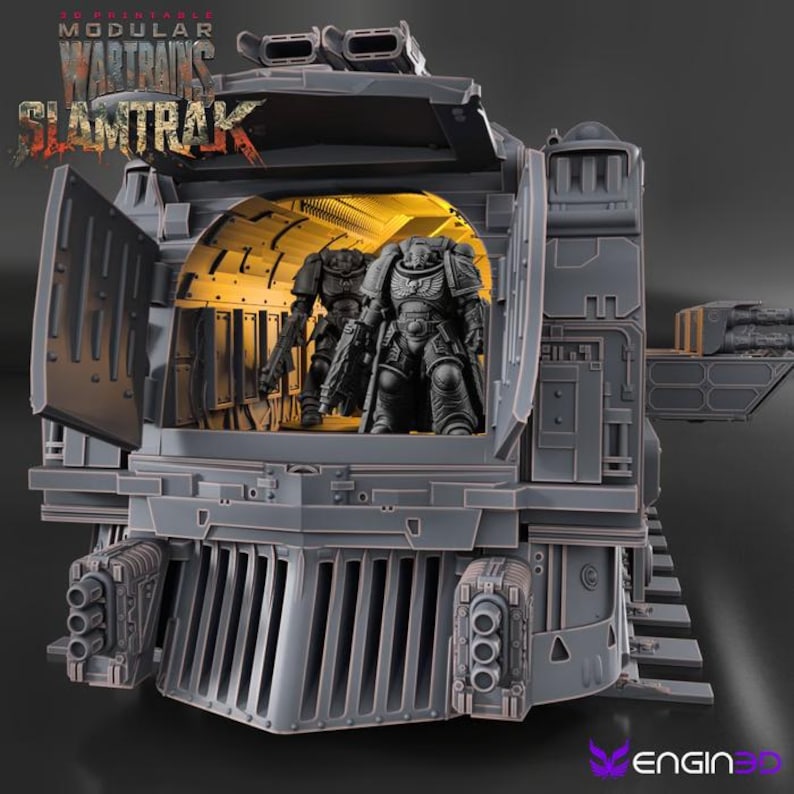 Slamtrack Warengine Modular Wartrains by Engin3d Playable Scenery for ...