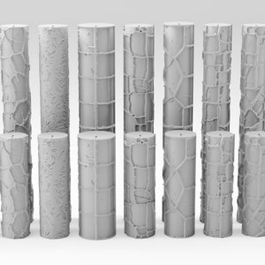 Forge Fantasy Worlds: Texture Rollers for Miniature and DnD Brilliance Terrain Railway Crafting Choose Roller Type - Set 9