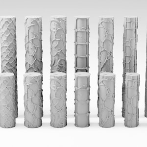 Innovatives D&D Crafting: Hochwertige 3D-gedruckte Terrain Texture Rollers für Kreative Ultimative Handwerk Basis Wählen Sie Roller Set 18