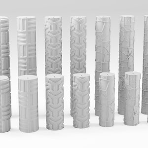 Sculpting Dreams: Elevate Miniatures and DnD Terrain with Texture Magic into Masterpieces Railway Crafting Basing Choose Roller Type Set 11