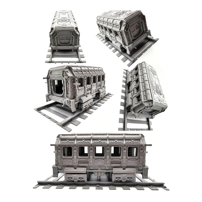 Modular Wartrains by Engin3d Playable Scenery for Sci-fi Wargaming ...