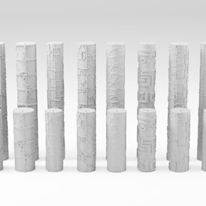 Detailed DnD Terrain Premium 3D-Printed Texture Rollers for Creators Ultimate Crafting Crafts Railway Basing Choose Roller 3D Printed Set 17