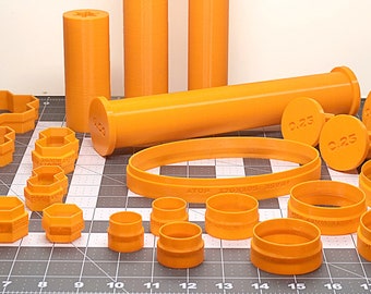 Crafting Essentials Bundle: Texture Sheet Rollers Base Cutters For DnD Models Display Jewelry