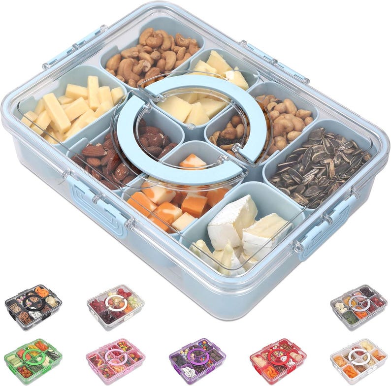 Compartment Snack Box: Dishwasher Safe Lunch Container