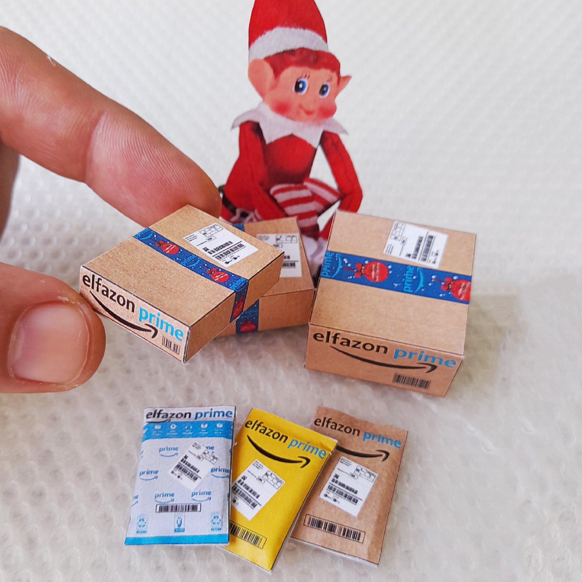 Mini Elfazon Prime Boxes: 6 Style Paper Package Set (printable Digital ...