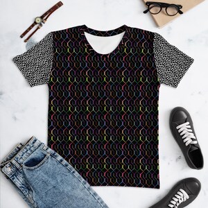 Skool-Cool S Geometric Mixed pattern Women&#39;s T-shirt