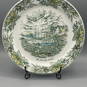 Royal Doulton Steelite Hotelware &quot;The Old Fish Market&quot;  10&quot; Dinner Plate
