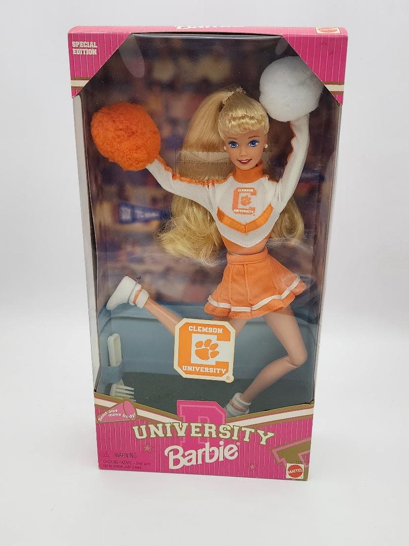 Barbie University Clemson Cheerleader Doll-