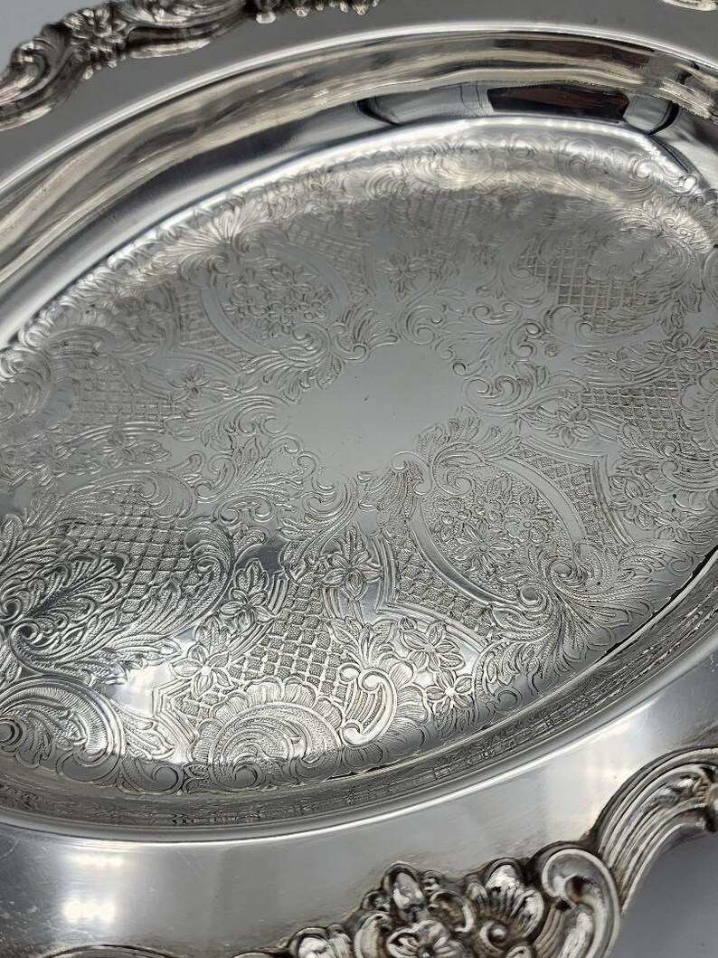 Vintage Lancaster Rose EPCA Silver Plate by Poole 439 13 Etsy