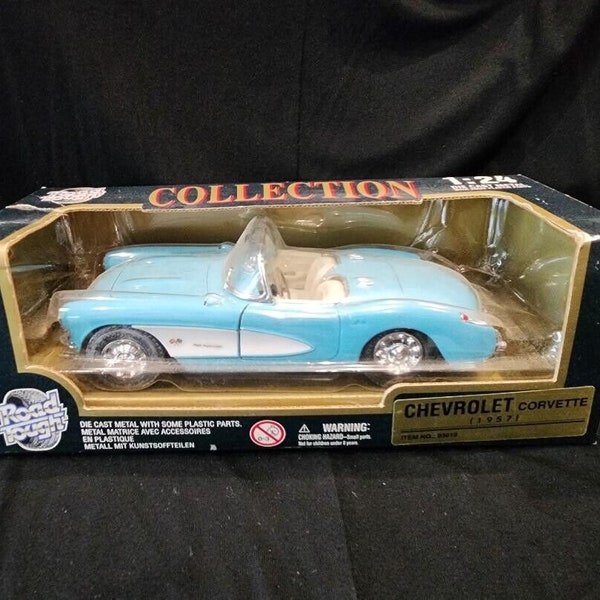 Road Tough 1957 Chevrolet Corvette- Blue Gold Sticker Edition