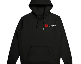 Rev Daily YouTube Hoodie - Rev Daily - Merch - Limits - XS - 2XL - Custom Colors