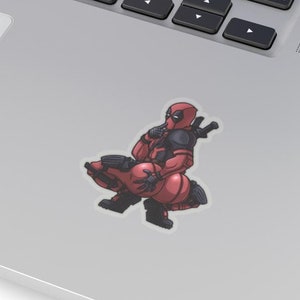 Sticker | DeddPool | Thiccumz Boyz Series | Dank Meme | Powerful Buns