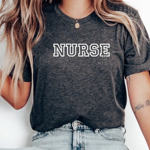 Varsity Nurse Life TShirt, Nurse Appreciation, Nurse Student Tee, Retro Nursing Shirt, RN Shirt, Gift For Nurse, Nurse Week