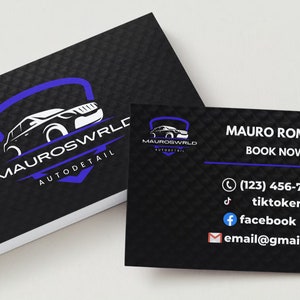 Tarjetas de visita personalizadas (cualquier tipo)
