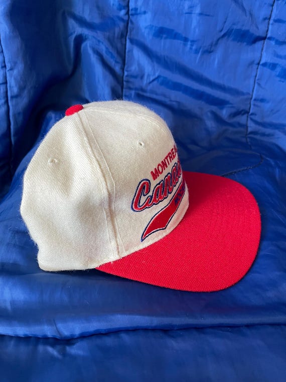 Casque Vintage Canadiens De Montréal Années 90 - Double Logo Dominator PRO, Rare, Neuf Avec étiquettes