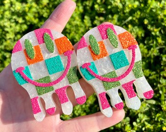 Melting Smiley Freshie Vent Clips