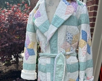 NOT FOR SALE One-of-a-Kind Handmade Vintage Quilt Coat