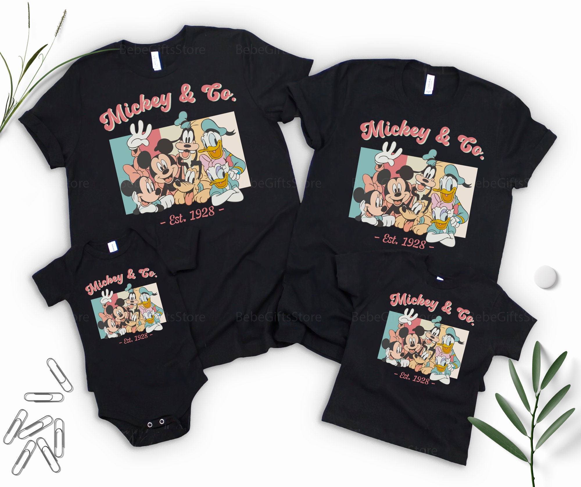 Discover Vintage Mickey & Company Shirt, Family Vacation Shirt, Family Trip Shirt, Disney Mickey Shirt, Family Mickey Shirt, Mickey Halloween Shirt