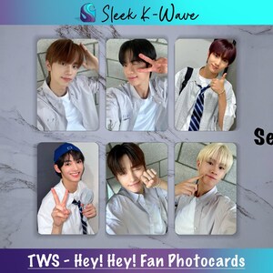 TWS - Salut ! Hé ! Cartes photo K-pop personnalisées faites par des fans