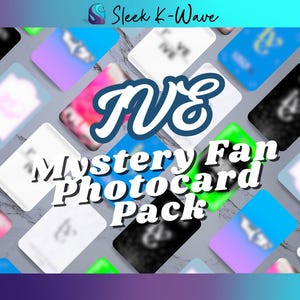 Pack mystère cartes-photos personnalisées IVE