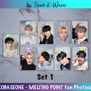 ZEROBASEONE - POINT DE FUSION Cartes photo K-pop personnalisées faites par des fans