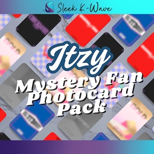 Pack mystère de cartes photo personnalisées ITZY