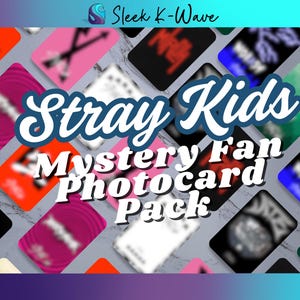 Stray Kids Mystery Pack Personalisierte Fan Fotokarte