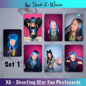XG (Xtraordinary Girls) - Cartes photo K-pop personnalisées Étoile filante créées par des fans